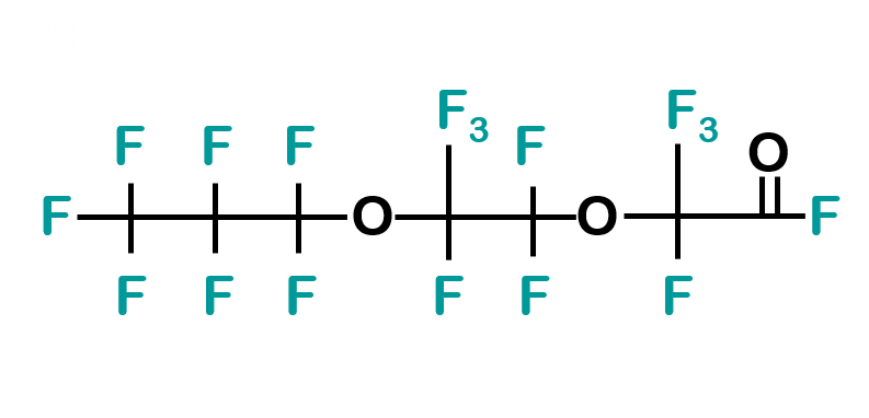 2,5-BIS(TRIFLUOROMETHYL)-3,6-DIOXAUNDECAFLUORONONANOYL FLUORIDE